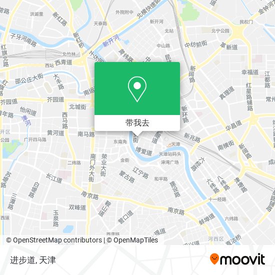 进步道地图