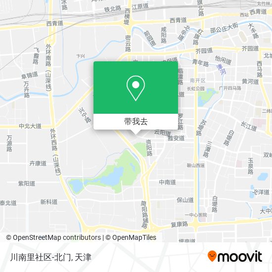 川南里社区-北门地图