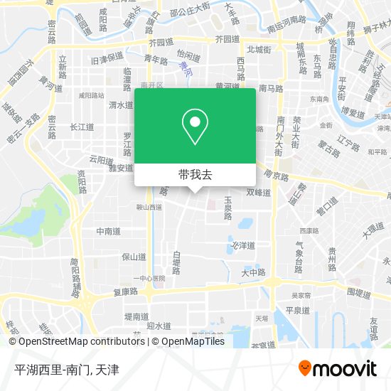 平湖西里-南门地图