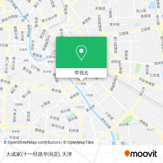 大成家(十一经路华润店)地图