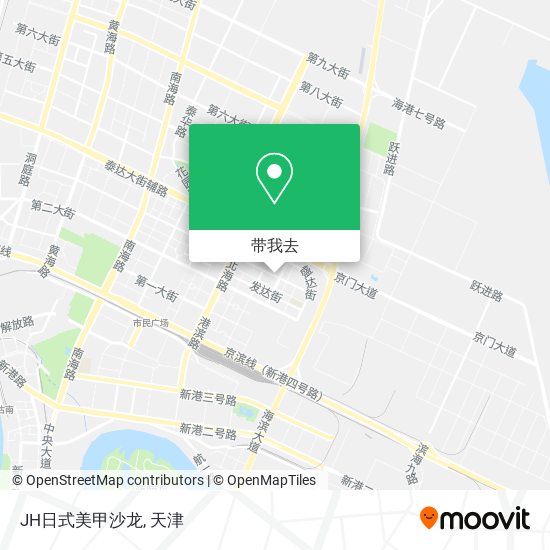JH日式美甲沙龙地图