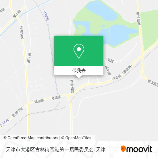 天津市大港区古林街官港第一居民委员会地图