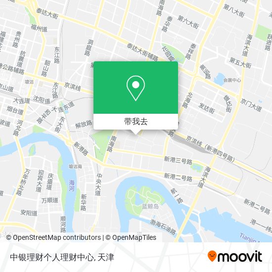 中银理财个人理财中心地图