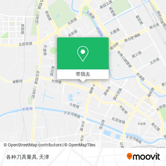 各种刀具量具地图