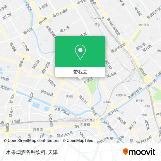 水果烟酒各种饮料地图