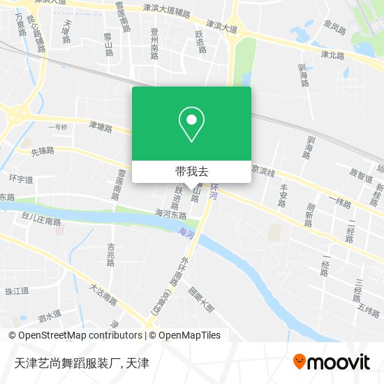 天津艺尚舞蹈服装厂地图