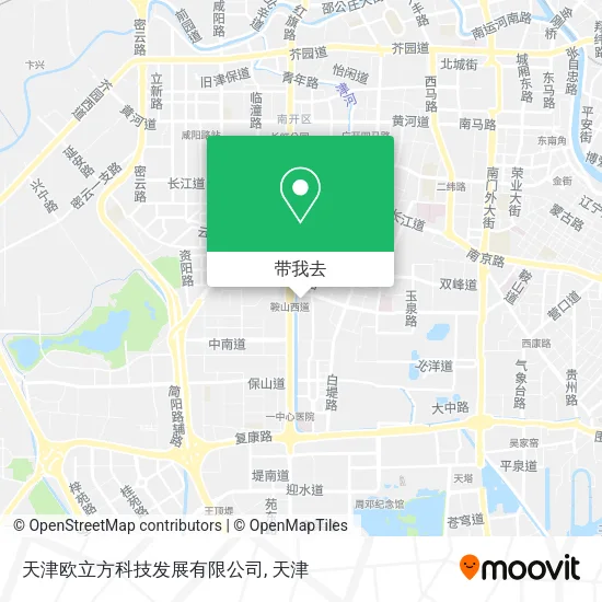 天津欧立方科技发展有限公司地图