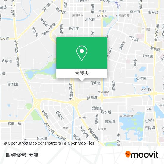 眼镜烧烤地图
