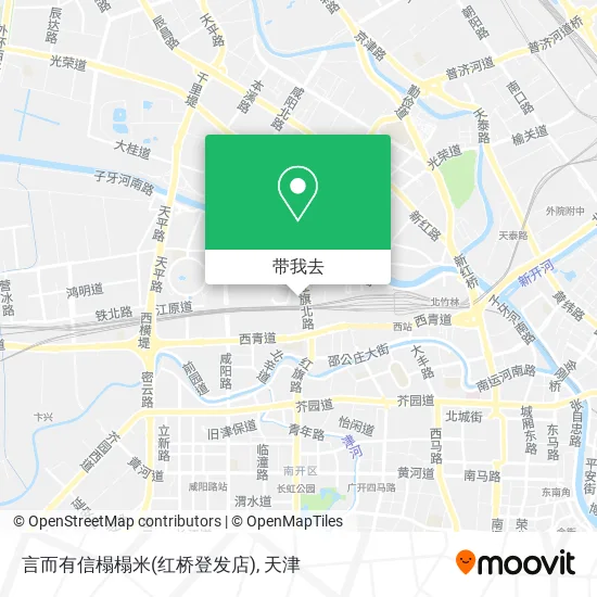 言而有信榻榻米(红桥登发店)地图