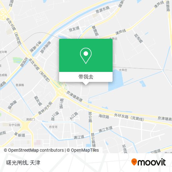 曙光闸线地图
