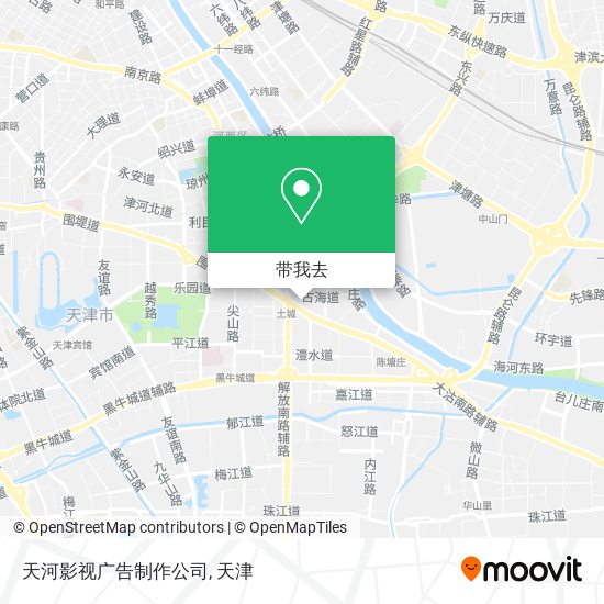 天河影视广告制作公司地图
