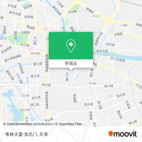 青林大厦-东北门地图