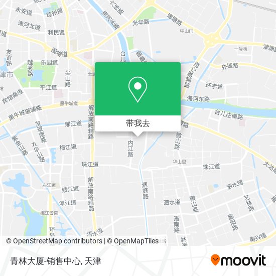 青林大厦-销售中心地图