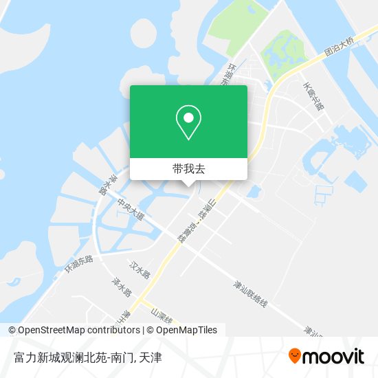 富力新城观澜北苑-南门地图