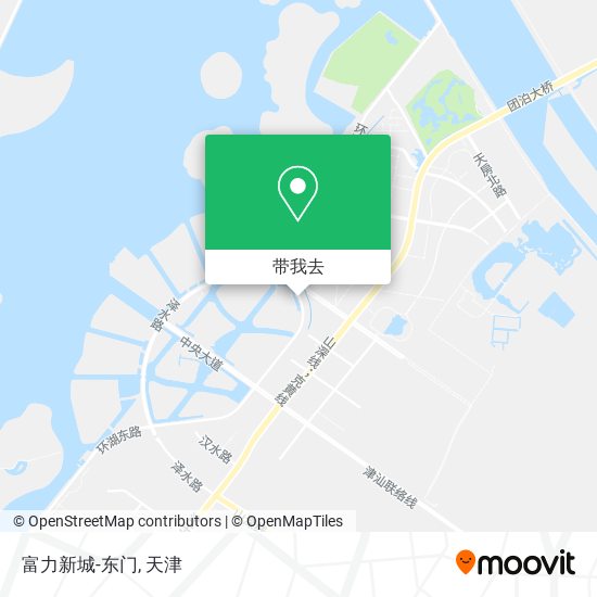 富力新城-东门地图