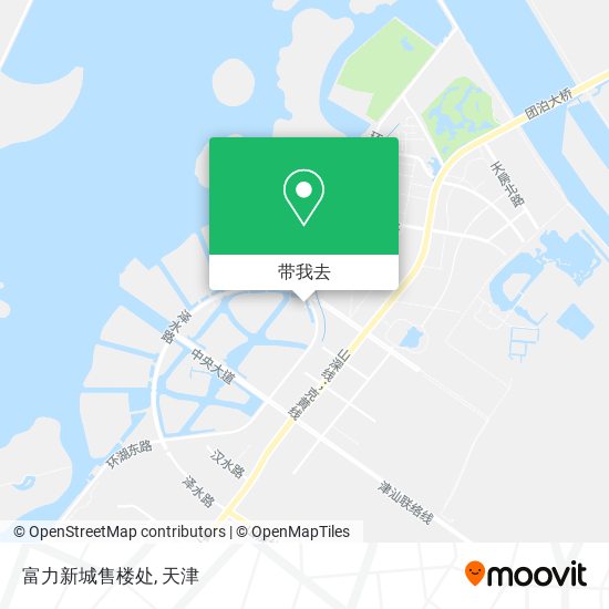 富力新城售楼处地图