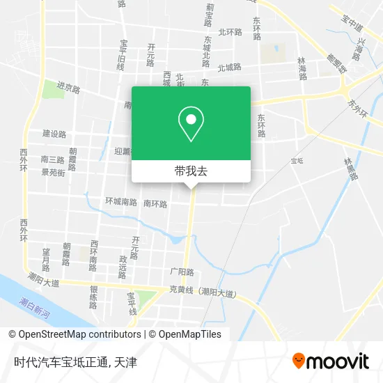 时代汽车宝坻正通地图