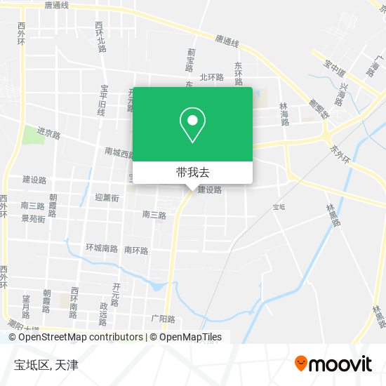 宝坻区地图