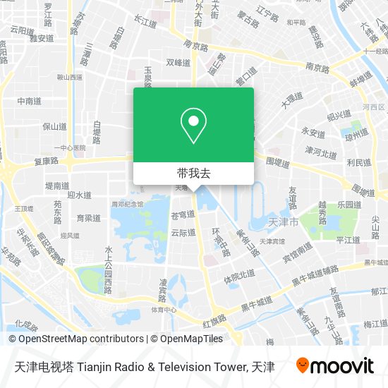 天津电视塔 Tianjin Radio & Television Tower地图