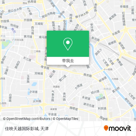 佳映天越国际影城地图