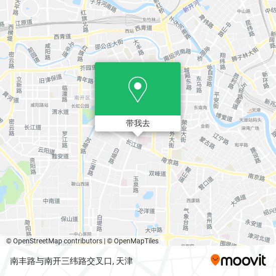 南丰路与南开三纬路交叉口地图