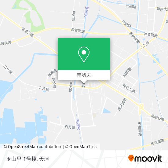 玉山里-1号楼地图