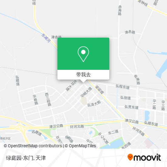 绿庭园-东门地图