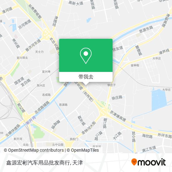 鑫源宏彬汽车用品批发商行地图