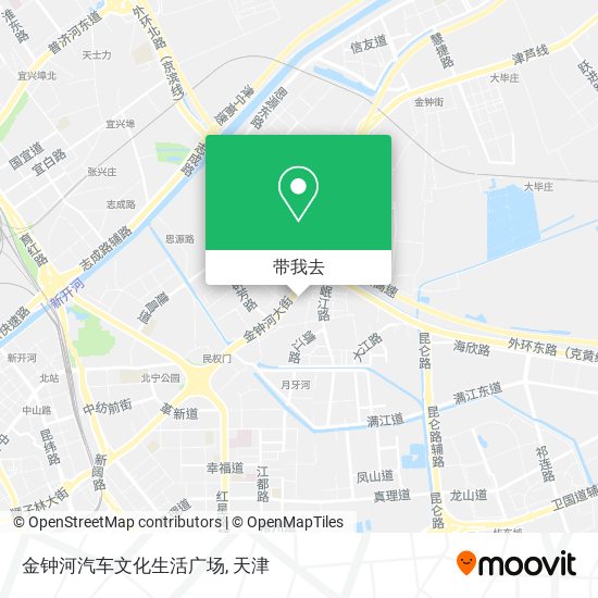 金钟河汽车文化生活广场地图
