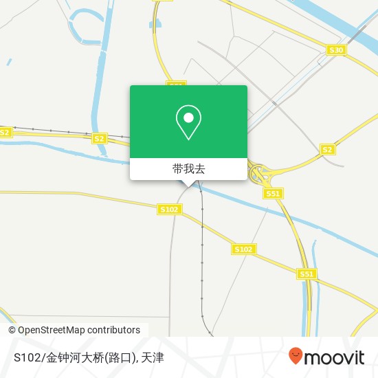 S102/金钟河大桥(路口)地图