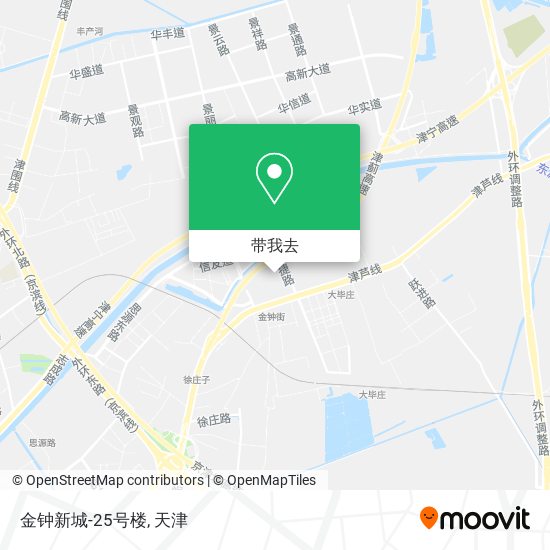 金钟新城-25号楼地图