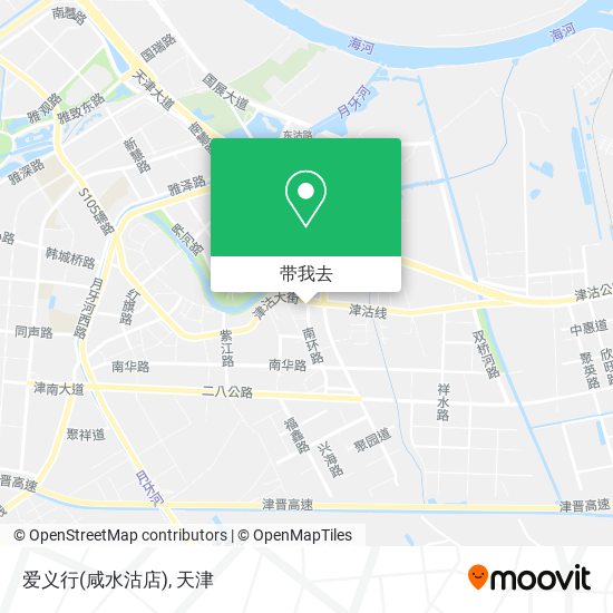 爱义行(咸水沽店)地图