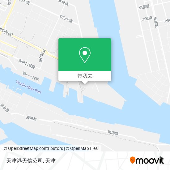 天津港天信公司地图