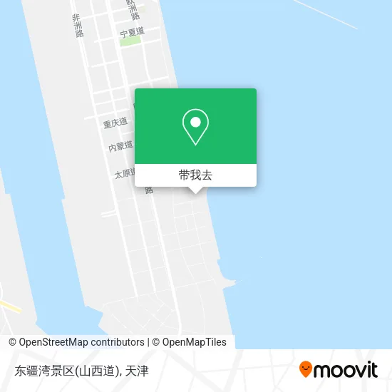东疆湾景区(山西道)地图