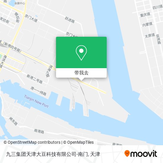 九三集团天津大豆科技有限公司-南门地图