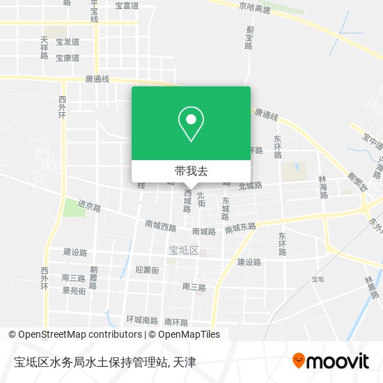 宝坻区水务局水土保持管理站地图