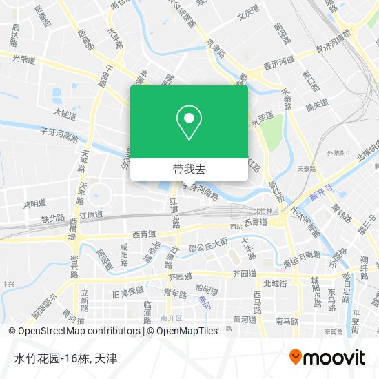 水竹花园-16栋地图