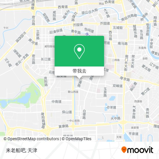 来老船吧地图