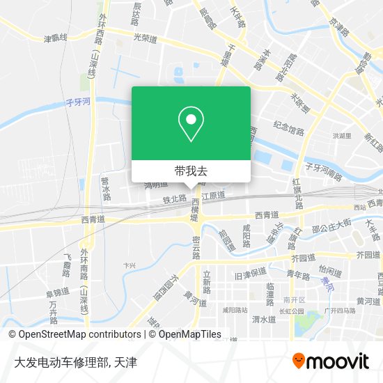 大发电动车修理部地图