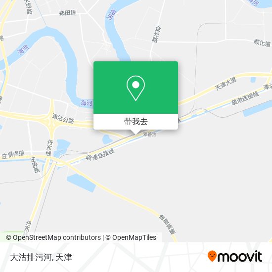 大沽排污河地图