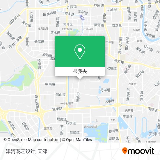 津河花艺设计地图