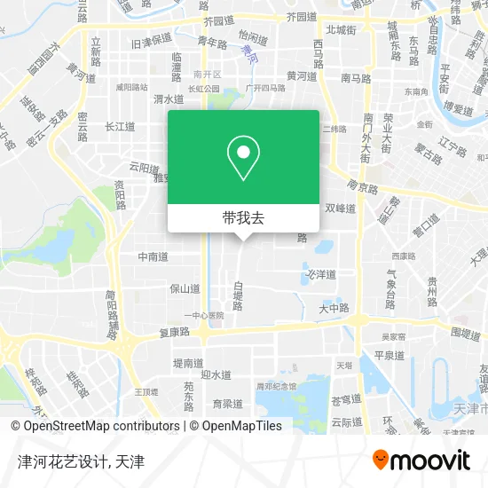 津河花艺设计地图