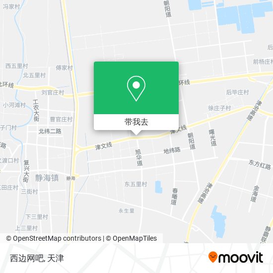 西边网吧地图