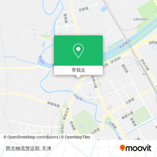 西北物流货运部地图