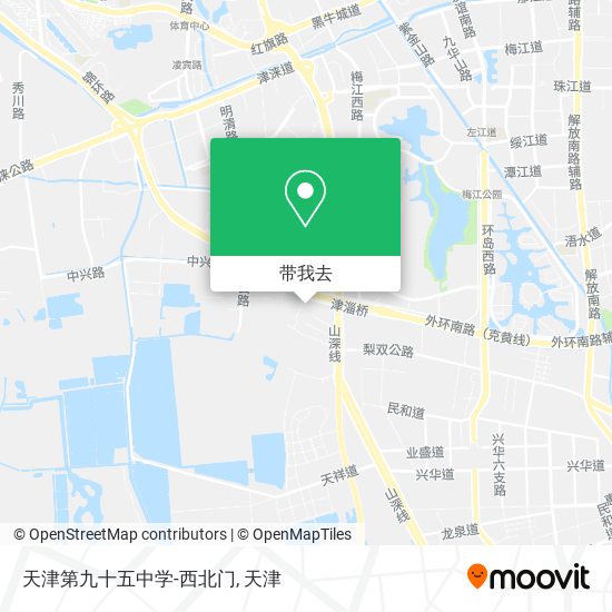 天津第九十五中学-西北门地图
