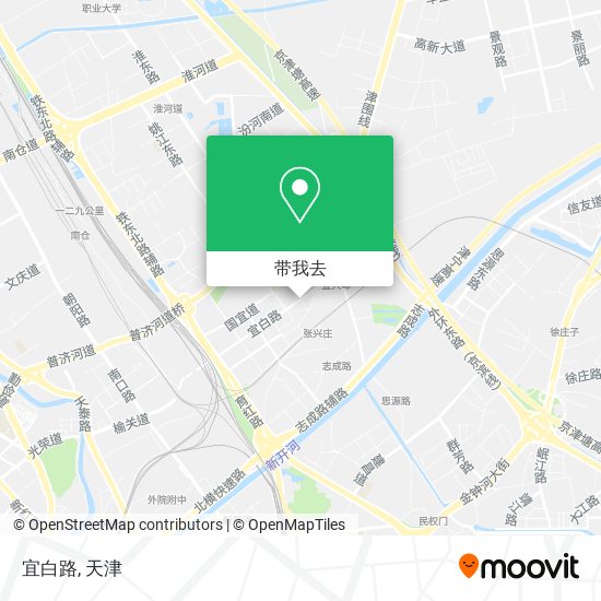宜白路地图