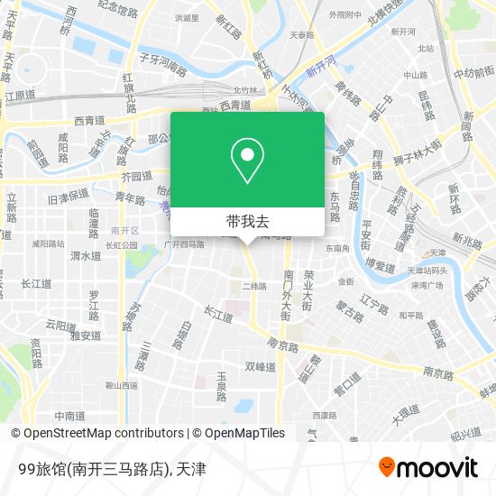 99旅馆(南开三马路店)地图