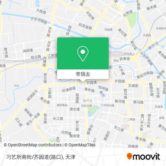 习艺所南街/芥园道(路口)地图