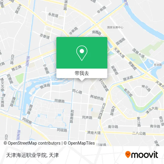 天津海运职业学院地图