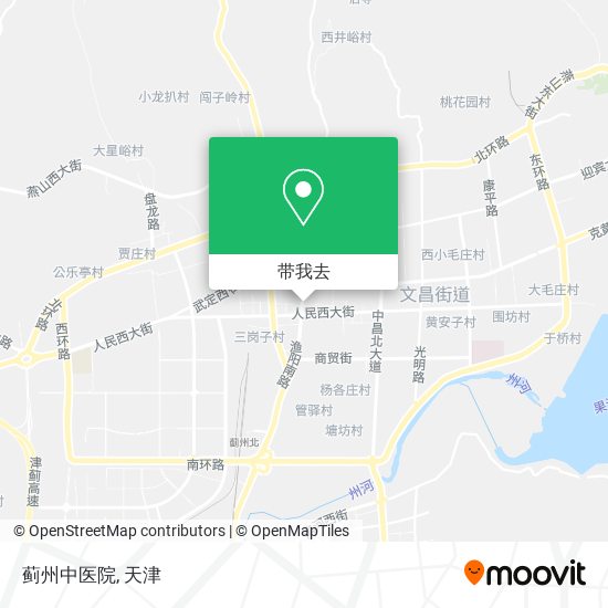 蓟州中医院地图